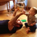 dad and boy